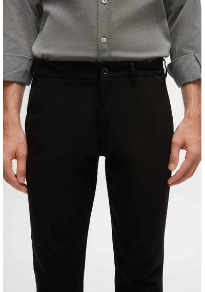 Classics Men Big Rodoc Slim Fit Likralı Erkek Chino Pantolon Siyah