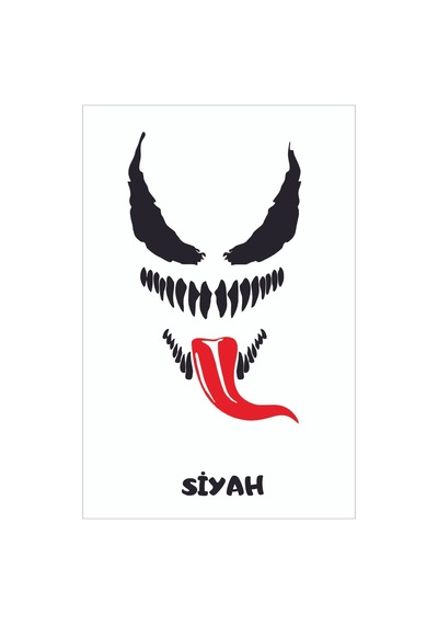Venom Sticker Araba, Motorsiklet, Kask, Laptop, Cam Sticker 20x10 Cm Araba Sticker Çeşitleri