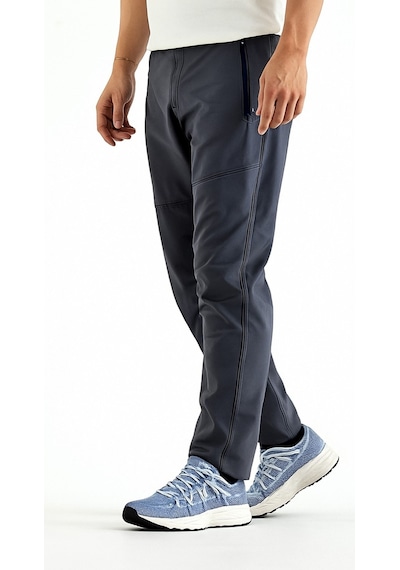 Vatan Tekstil Erkek Nefes Alabilen Yazlık Likralı Outdoor Pantolon Normal Kalıp Gri