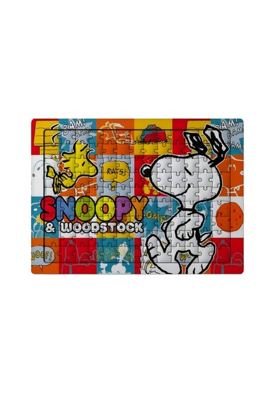 Ghostbastır Design Snoopy 99 Parça Ayaklı Puzzle Dekoratif Çocuk Yapbozu 033
