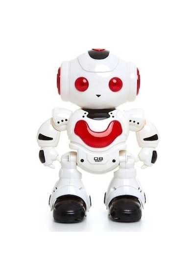 Farbu Oyuncak Uzaktan Kumandalı Işıklı Müzikli Dans Eden Akıllı Robot Kırmızı A7367-j608-2