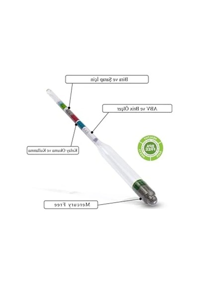 Hidrometre, 0.980-1.1160 Brix Ölçüm, Şarap Ve Bira İçin