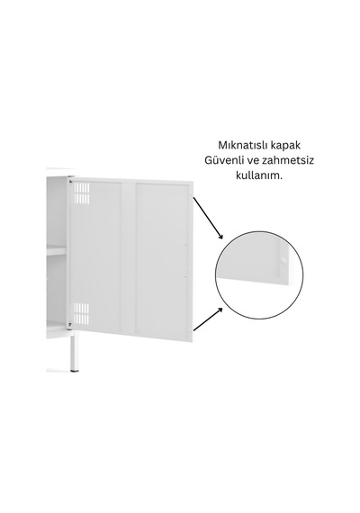 Pera Tv Ünitesi, Tv Dolabı,2 Kapaklı, Açık Raflı 130,50 X 40 X 64,50 Cm Ral 9016 Beyaz Pera Tv Ünitesi, Tv Dolabı,2 Kapaklı, Açık Raflı 130,50 X 40 X 64,50 Cm Ral 9016 Beyaz