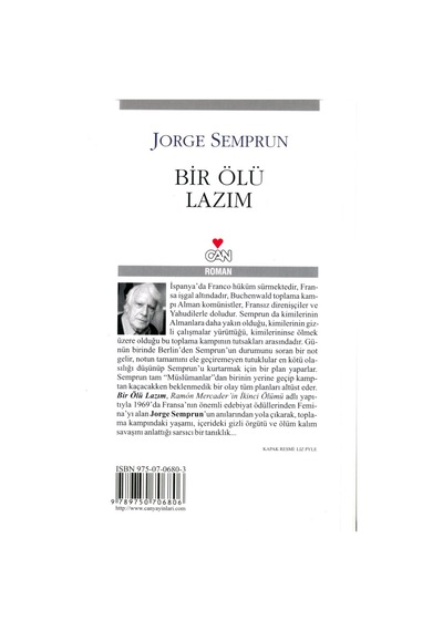 Bir Ölü Lazım - Jorge Semprun - Can Yayınları