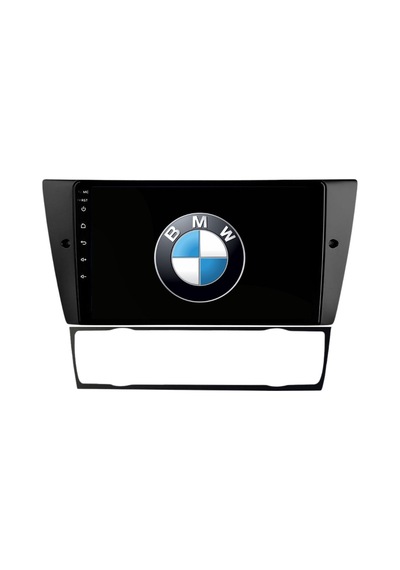Bmw E90 Araç Multimedya Android Ekran Carplay Navigasyon Cihazı Double Teyp 4+64 9" 05-11 Black Cadence