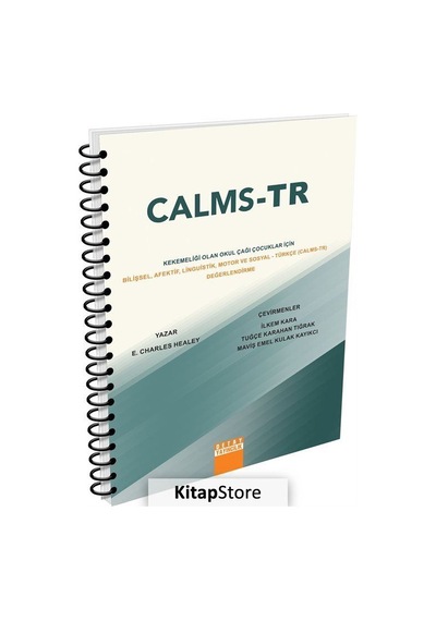 Calms - TR Kekemeliği Olan Okul Çağı Çocuklar İçin Bilişsel Afektif Linguistik Motor Ve Sosyal - Türkç - E. Charles Healey - Detay Yayıncılık