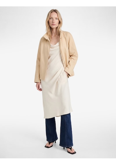 Koton Pamuklu Uzun Kollu Cepli Düğmeli Oversize Dik Yaka Gabardin Kısa Trençkot Bej 6sak00020ew Ekru Koton Pamuklu Uzun Kollu Cepli Düğmeli Oversize Dik Yaka Gabardin Kısa Trençkot Bej 6sak00020ew Ekru