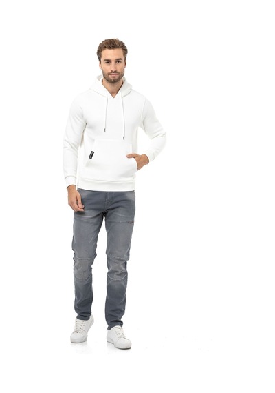 Cipo & Baxx Cl557 Basic Erkek Kapişonlu Sweatshirt 001