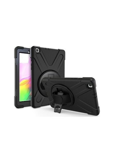 Samsung Uyumlu Tab A8 T290 T295 Kılıf Zırhlı Darbe Etkili Silikon Stand