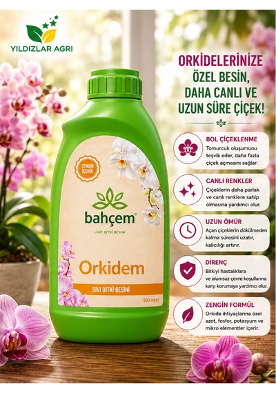 Gübretaş Bahçem Orkideler 500cc 500 CC