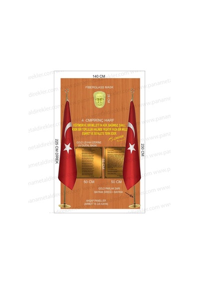 Atatürk Köşesi Seti Poz Model 06