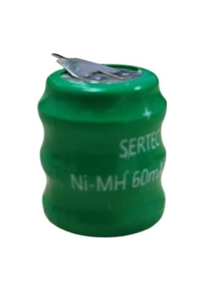 Sertec - 3.6v 3s1p 60 Mah 2 Pin Nı-mh Buton Pil Evimdeyokyok