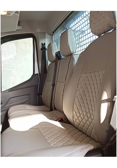 Ford Transit 2020 Tek Kabin Araca Özel Deri Oto Koltuk Kılıfı (454715800)