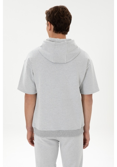 U.S. Polo Assn. U.s. Polo Assn. Erkek Gri Melanj Sweatshirt 50320030-vr086