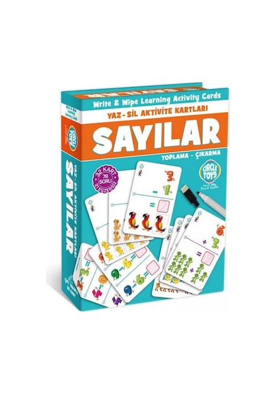 Hira Yaz Sil Aktivite Kartları Sayılar