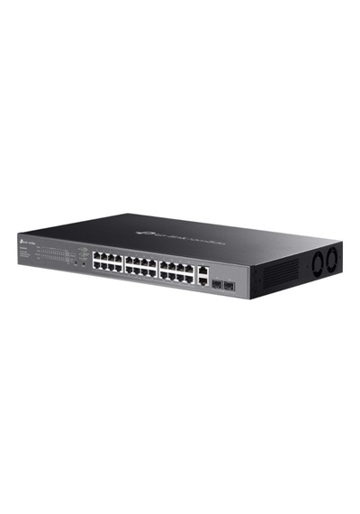 Tp-lınk Omada Es228gmp 24 Port Gıgabıt+ 2xgb Sfp+2xgb Rj45 Uplınk Cloud L2 Yönetilebilir 384w Poe Rackmount Swıtch