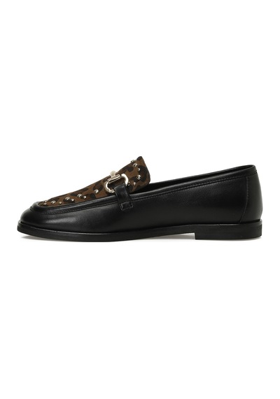 Nine West Umpay5 5pr Leopar Kadın Loafer 000000000102037948 Kahverengi