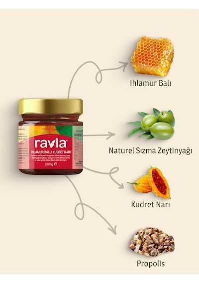 Ravla Ihlamur Ballı Kudret Narı - 200g
