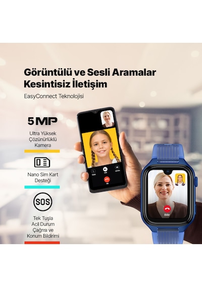 Ttec 2KSW03 Kidi Pro Amoled Ekranlı GPS 4G Sim Kartlı Akıllı Çocuk Saati
