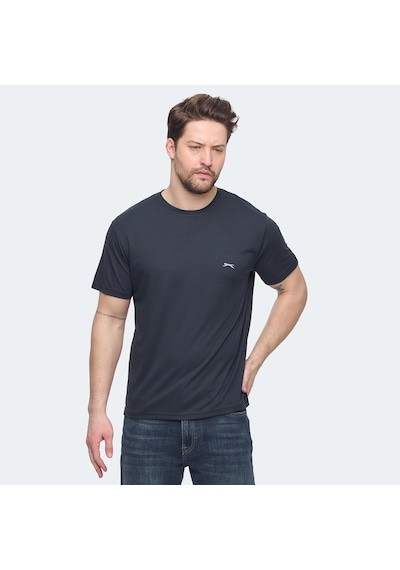 Slazenger KRATER Erkek  Koyu Gri Tişört
