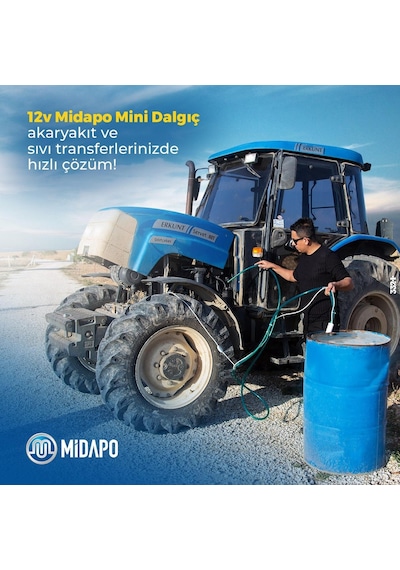 Midapo 12V Buyuk D.C Midapo Mini Dalgic Pompa