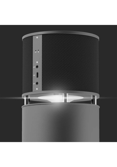 E600 100w Bluetooth Hoparlör Süper Bas Subwoofer, Siyah