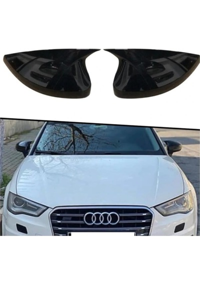 Audi A3 2014/2020 Piano Black Ithal Batman Yarasa Ayna Kapağı