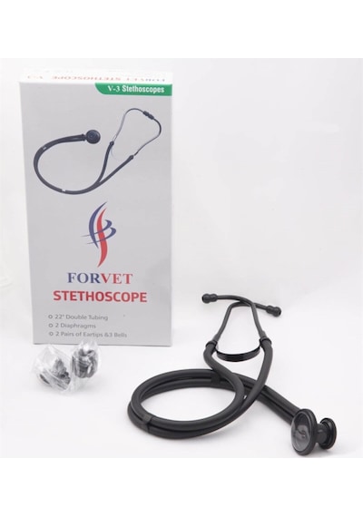 Forvet V3 Çift Taraflı Veteriner Stetoskop