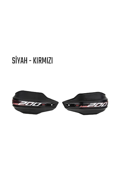 GP Kompozit Bajaj Pulsar NS 200 2014-2022 Uyumlu Plastik Elcik Koruma Siyah