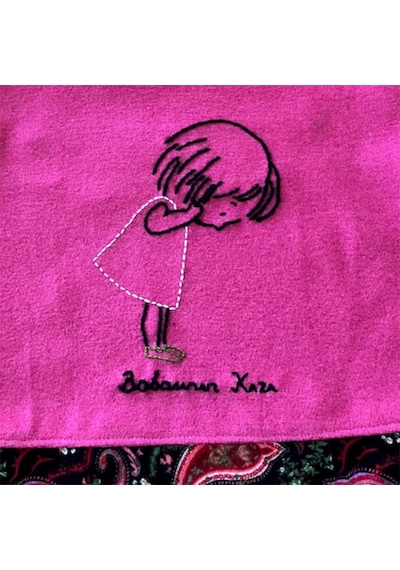 Bebe Bahçıvan Elbise Fuşya