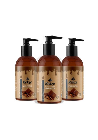 Masaj Yağı 3'lü Ve Güçlü Paket - Çikolata Aromalı Bay Ve Bayanlara Uygun Unisex 120 Ml - 268864871