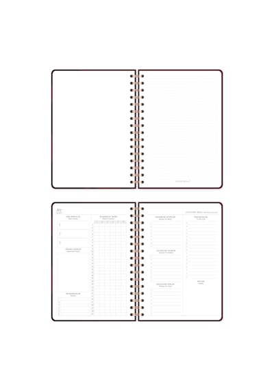 A5 Spiralli Süresiz Planlayıcı Ajanda Kalp - 15x21 Kalp