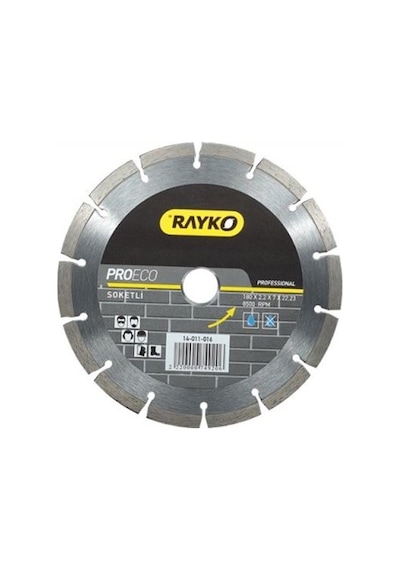 Rayko Elmas Testere 180x2.2x7x22.2 Soketlı Proeco