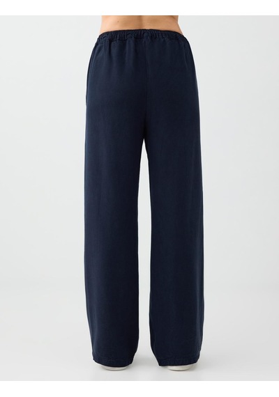 Jimmy Key Lacivert %100 Tencel Cep Detaylı Dokuma Pantolon 6ww187827494