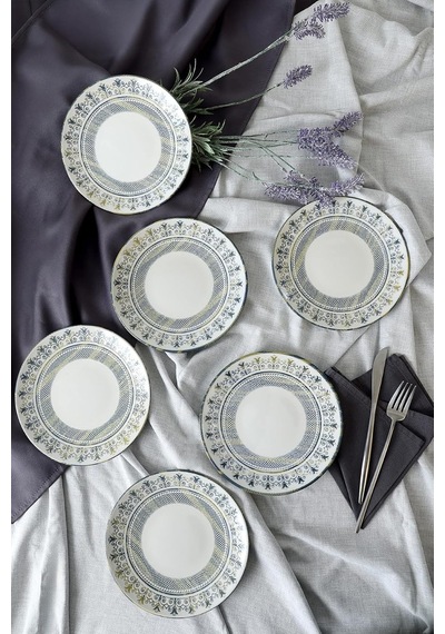 Professional Mirabella Ege Pasta Tabağı 20 Cm 6 Adet 23471 Çok Renkli