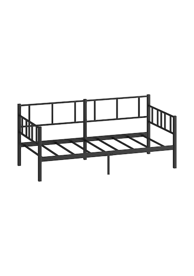 Doruk,daybed, Metal Karyola, Sedir Karyola, 90x200 Cm, Siyah Ren