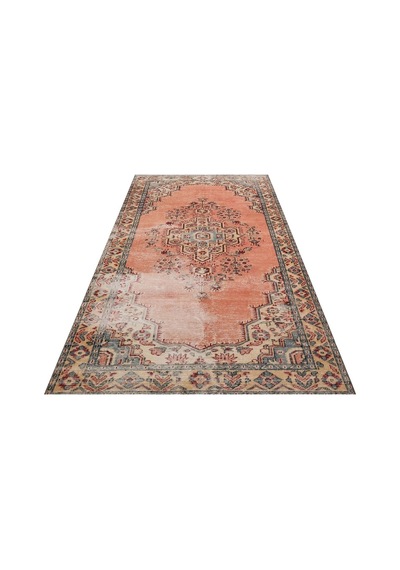 Eşsiz Anadolu Vintage Eskitme El Dokuma Halı 158 X 270 Cm 9480