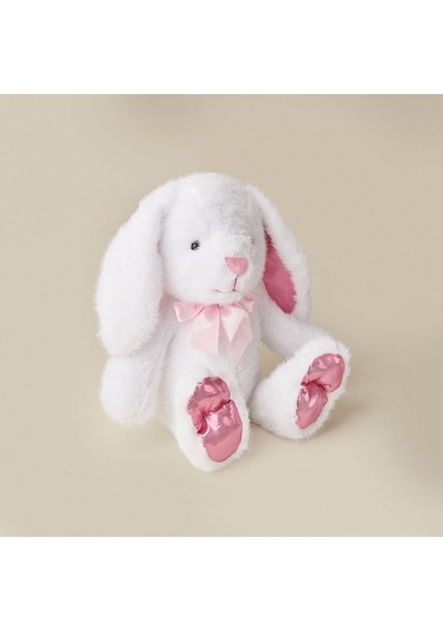 Rabbit Figürlü Yastık - Beyaz - 50 Cm Çok Renkli