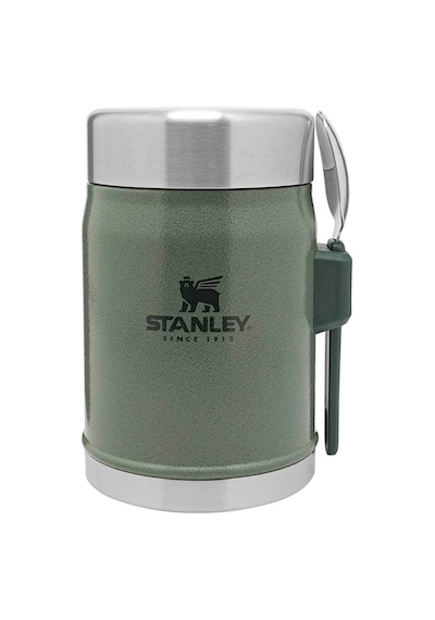 Stanley Klasik Paslanmaz Çelik Yemek Termosu Kaşıklı 0.40 L Yeşi