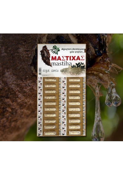 Mastiha Doğal Damla Sakızı Kartela 20 x 1 G