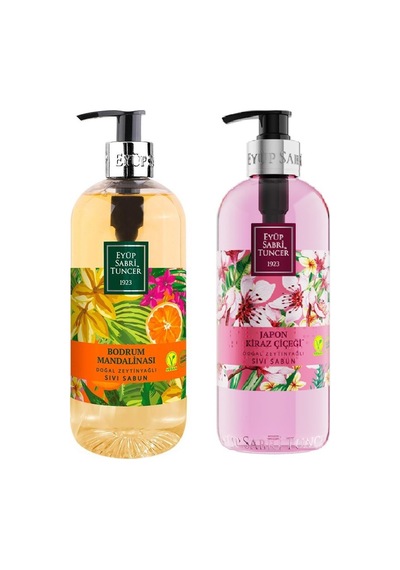 Eyüp Sabri Tuncer Bodrum Mandalinası + Japon Kiraz Çiçeği Sıvı Sabun 2 x 500 ML