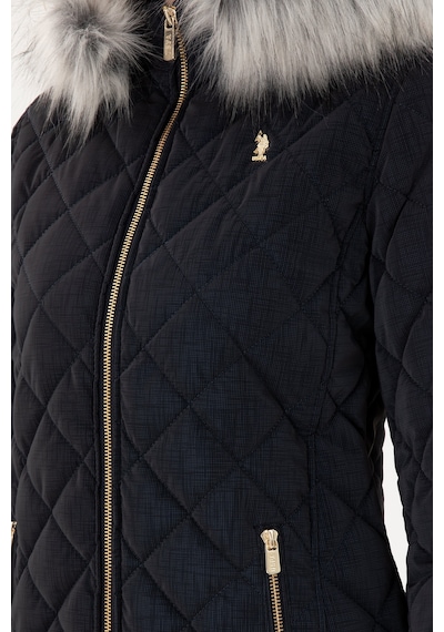 U.S. Polo Assn. Kadın Lacivert Deri Mont 50297230-200