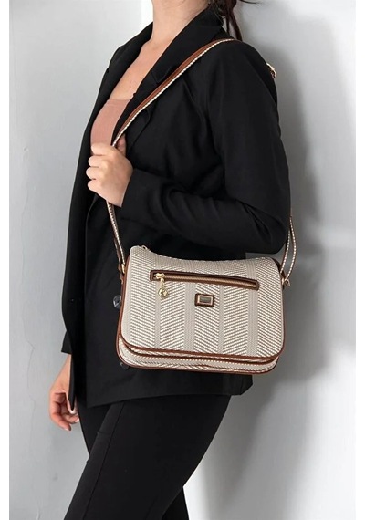 Silver & Polo Silver Polo Kadın Çapraz Çanta Sp818-m132 Bej