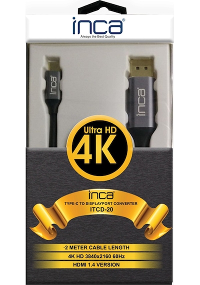 Inca Itcd-20 Type-C To Displayport 4K - 2M
