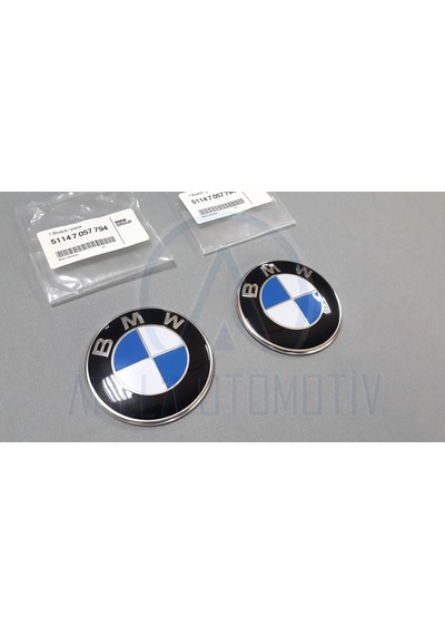 2 x BMW Z SERİSİ Z4 E85 E86 ÇAMURLUK ARMASI LOGO 82MM SET