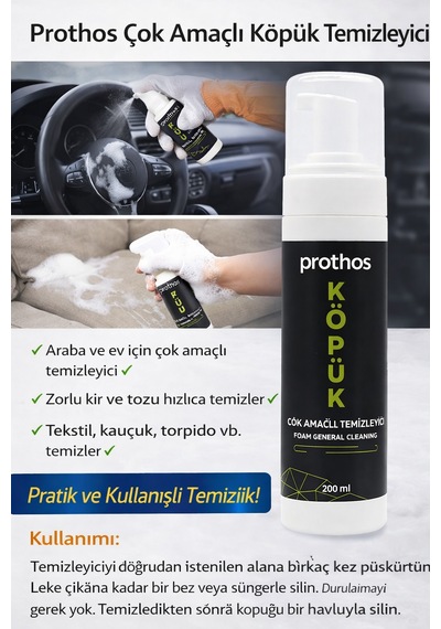 Prothos Köpük Genel Temizleme 200ml.