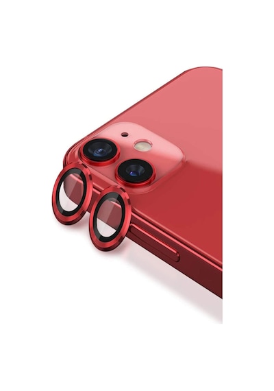 İletişim Apple iPhone Uyumlu 11 Alüminyum Alaşım Temperli Cam Kamera Lens Koruyucu - Kırmızı Sku: Zeusb0bfc64myb -