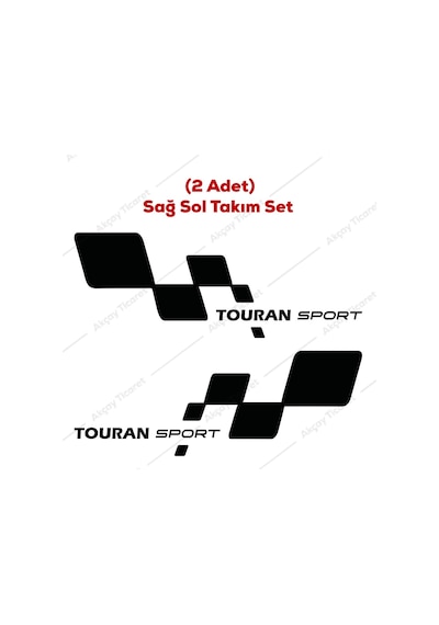 Volkswagen Touran Sticker Touran Araç Sticker Touran Oto Sticker