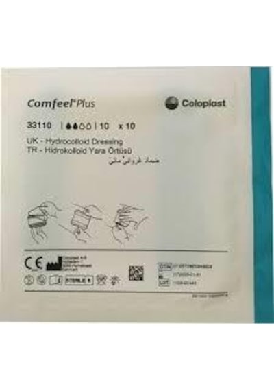 Comfeel Plus Hidrokolloid Yara Örtüsü 10 Cm X 10 Cm 1 Adet