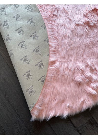 A Post Somon Yumuşak Dokulu Peluş Halı Yuvarlak